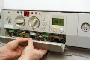 man providing furnace repair in arvada