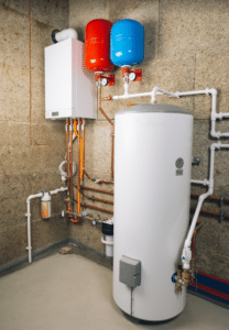 image of water heater in the pinery